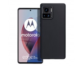 Husa Upzz Slim Matte Compatibila Cu Motorola Edge 30 Ultra , Silicon Slim Soft, Negru