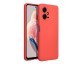 Husa Spate Upzz No Logo, Compatibila Cu Xiaomi Redmi Note 12 5G, Alcantara La Interior, Peach