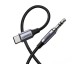 Cablu Audio Ugreen, tata USB-C la tata jack 3.5 mm, 1m, Gri