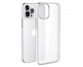 Husa Hoco Light Super Slim  Compatibila Cu iPhone 15 Pro, Slim, Silicon, Transparent
