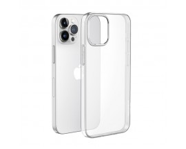 Husa Borofone Ice Super Slim  Compatibila Cu iPhone 15 Pro Max, Slim, Silicon, Transparent