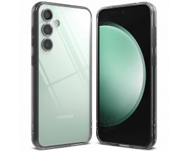 Husa Spate Ringke Fusion, Compatibila Cu Samsung Galaxy S23 Fe, Transparenta Cu Rama Neagra