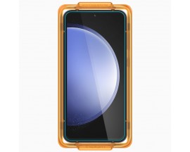 Set 2 X Folie Sticla Securizata Spigen Alm Glass  Compatibila Cu Samsung Galaxy S23 FE, Aplicator Montaj Inclus