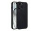 Husa Spate Upzz Silicone Magsafe Compatibila Cu iPhone 15 Plus, Microfibra La Interior, Negru