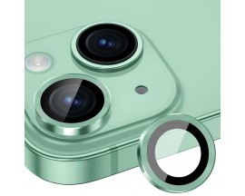 Set Folie Sticla Camera Individuala Lito S+ Compatibila Cu iPhone 15 / 15 Plus, Verde