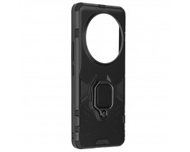 Husa Spate Upzz Techsuit Shield Cu Inel Metalic, Compatibila Cu Xiaomi 13 Ultra - Black