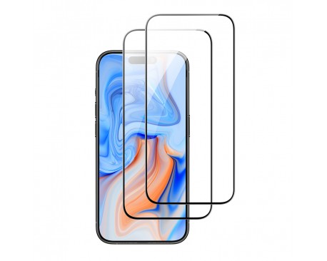 Set 2 x Folie Sticla Securizata Esr Shield Full Cover Compatibila Cu iPhone 14 Pro, Aplicator Inclus