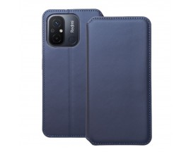 Husa Flip Carte Upzz Dual Pocket Compatibila Cu Xiaomi Redmi 12C, Piele Ecologica, Blue