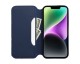 Husa Flip Carte Upzz Dual Pocket Compatibila Cu Samsung Galaxy S23 FE, Piele Ecologica, Navy Blue
