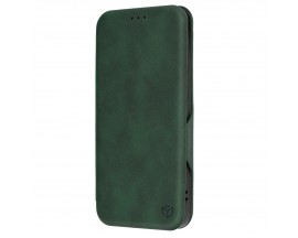 Husa Tip Carte Upzz Safe Wallet Plus Compatibila Cu Samsung Galaxy S24, Inchidere Magnetic, Verde