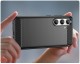 Husa Spate Upzz Carbon Pro Compatibila Cu Samsung Galaxy S24, Silicon, Negru