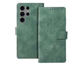 Husa Tip Carte Forcell Tender, Compatibila Cu Samsung Galaxy S24 Ultra, Verde
