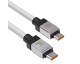 Cablu Date Si Incarcare Baseus - Data Cable CoolPlay Series (CAKW000302) C-C Super Fast Charging PD100W, 2m - White