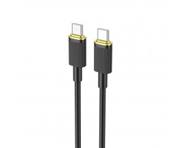Cablu Date Si Incarcare Hoco  (U109) - USB Type-C to USB Type-C, PD 100W, 5A, 1.2m - Black