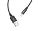 Cablu Date Si Incarcare Hoco (X14) - USB-A to Lightning, 2.4A, 2.0m - Black