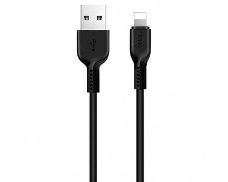 Cablu Date Si Incarcare Hoco (X20) - USB-A to Lightning, 10W, 2.4A, 1.0m - Black