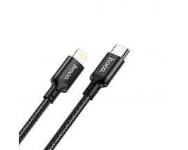 Cablu Date Si Incarcare Hoco (X14) - USB Type-C to Lightning, PD 20W, 3A, 1.0m - Black
