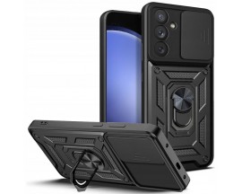 Husa Spate Tech Protect Camshield Pentru Samsung Galaxy S23 Fe, Negru