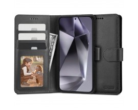 Husa Tech-protect Wallet Compatibila Cu Samsung Galaxy S24, Black