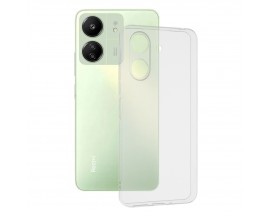 Husa Spate Upzz Slim Compatibila Cu Xiaomi Redmi 13C, Protectie La Camera, Transparent