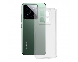 Husa Spate Upzz Slim Compatibila Cu Xiaomi 14, Protectie La Camera, Transparent