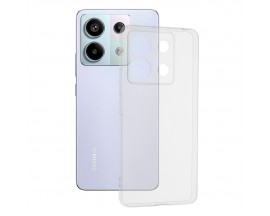 Husa Spate Upzz Slim Compatibila Cu Xiaomi Redmi Note 13 Pro 5G , Protectie La Camera, Transparent
