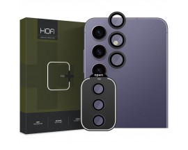 Protectie Camera Din Otel Hofi Camring Pro  Compatibila Cu Samsung Galaxy S24, Negru