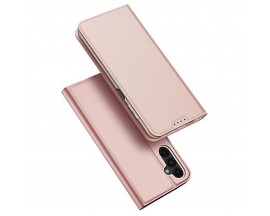 Husa Premium Flip Cover Duxducis Skin Pro, Compatibila Cu Samsung Galaxy A15 4G / A15 5G - Rose Gold