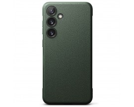 Husa Spate Ringke Onyx Compatibila Cu Samsung Galaxy S24, Silicon, Verde