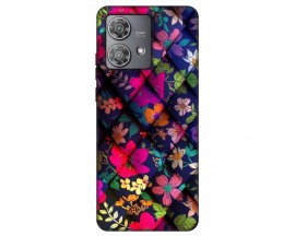 Husa Silicon Soft Upzz Print, Compatibila Cu Motorola Edge 40 Neo, Floral 2