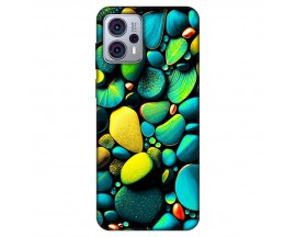 Husa Silicon Soft Upzz Print, Compatibila Cu Motorola Moto G23, Color Stones