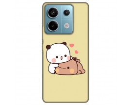 Husa Silicon Soft Upzz Print, Compatibila Cu Xiaomi Redmi Note 13 Pro 5G, Teddy