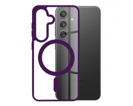 Husa TechSuit MagSafe Pro Compatibila Cu Samsung S24, Tehnologie MagSafe, Purple