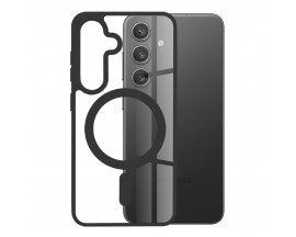 Husa Upzz TechSuit MagSafe Pro Compatibila Cu Samsung S24, Tehnologie MagSafe, Negru