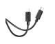 Cablu Date Si Incarcare Hoco Usb-C La Lightning Power Delivery 20W, X88 Gratified, Lungime 1m, Negru