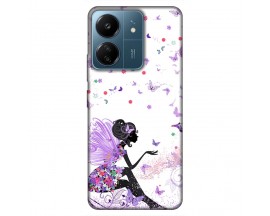 Husa Silicon Soft Upzz Print, Compatibila Cu Xiaomi Redmi 13C, Purple Fairy