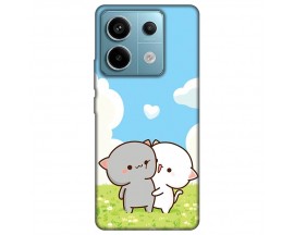 Husa Silicon Soft Upzz Print, Compatibila Cu Xiaomi Redmi Note 13 5G, Lovely hug