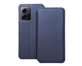 Husa Flip Carte Upzz Dual Pocket Compatibila Cu Xiaomi Redmi 13C, Piele Ecologica, Navy Blue
