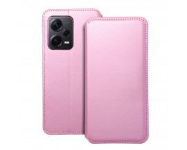 Husa Flip Carte Upzz Dual Pocket Compatibila Cu Xiaomi Redmi 13C, Piele Ecologica, Roz