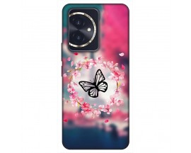 Husa Silicon Soft Upzz Print, Compatibila Cu Honor 100, Butterfly