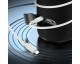 Cablu Aux Audio Borofone BL18 Jack 3.5mm la Lightning, Lungime 1M, Alb