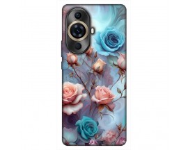 Husa Silicon Soft Upzz Print, Compatibila Cu Huawei Nova 11 Pro, Roses
