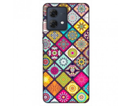 Husa Silicon Soft Upzz Print, Compatibila Cu Motorola Moto G84, Floral