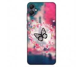 Husa Silicon Soft Upzz Print, Compatibila Cu Samsung Galaxy A05, Butterfly