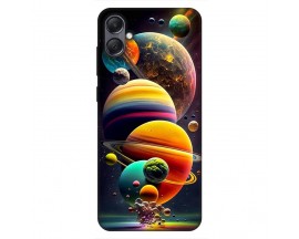 Husa Silicon Soft Upzz Print, Compatibila Cu Samsung Galaxy A05, Planets