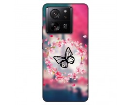 Husa Silicon Soft Upzz Print, Compatibila Cu Xiaomi 13T, Butterfly