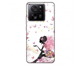 Husa Silicon Soft Upzz Print, Compatibila Cu Xiaomi 13T, Pink Fairy