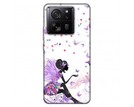 Husa Silicon Soft Upzz Print, Compatibila Cu Xiaomi 13T, Purple Fairy