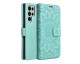 Husa Flip Cover Forcell Mezzo, Compatibila Cu Samsung Galaxy S22 Ultra, Mandala Verde