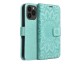 Husa Flip Cover Forcell Mezzo, Compatibila Cu iPhone 13 Pro Max, Mandala Green